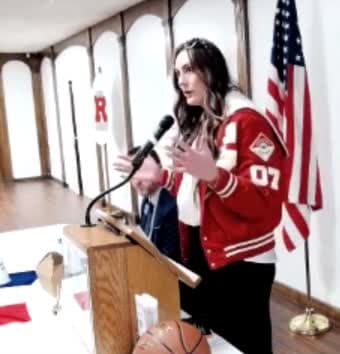 Speaker — Kiwanis podium